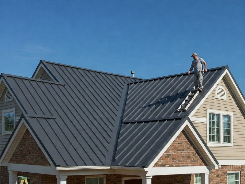 Residential Metal Panel Roofing