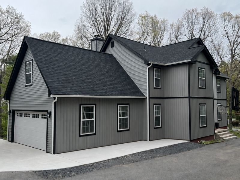 Roof Replacement GAF Timberline HDZ Shingles- Color Charcoal