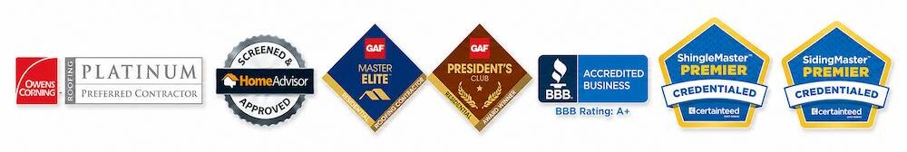roofing and siding company certifications